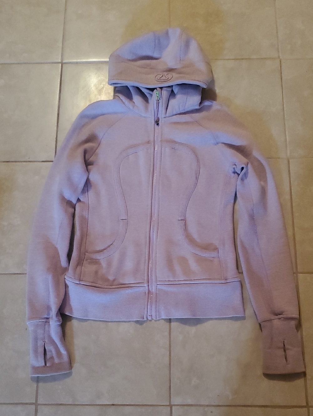 lululemon athletica Lavender Zip-Up Hooded Jacket